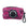 Dog Poo Bag Holder - Bandana Boujee - Hot Pink with black zipper and black rubber logo dispenser on front - against a solid white background - Wag Trendz