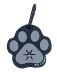 Poop Buddy - black and gray resin dog paw - against white background - Wag Trendz